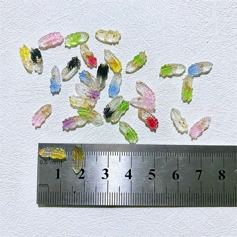 10PCS Kawaii Candy Rainbow Love Heart Nail Art Charms 3D Bow Tie Series Nails Decorations Jewelry Resin Stone Pattern Manicure