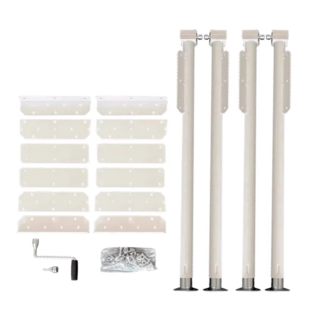 3500lbs Electric Automatic Stabilizer Lifting Car Jack for RV Caravan Camper Truck Trailer With Controller Remote