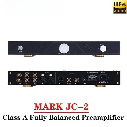 Mark JC-2 클래스 A 완전 밸런스 프리앰프 저왜곡 XLR 싱글 엔디드 HiFi 프리앰프 오디오 앰프용