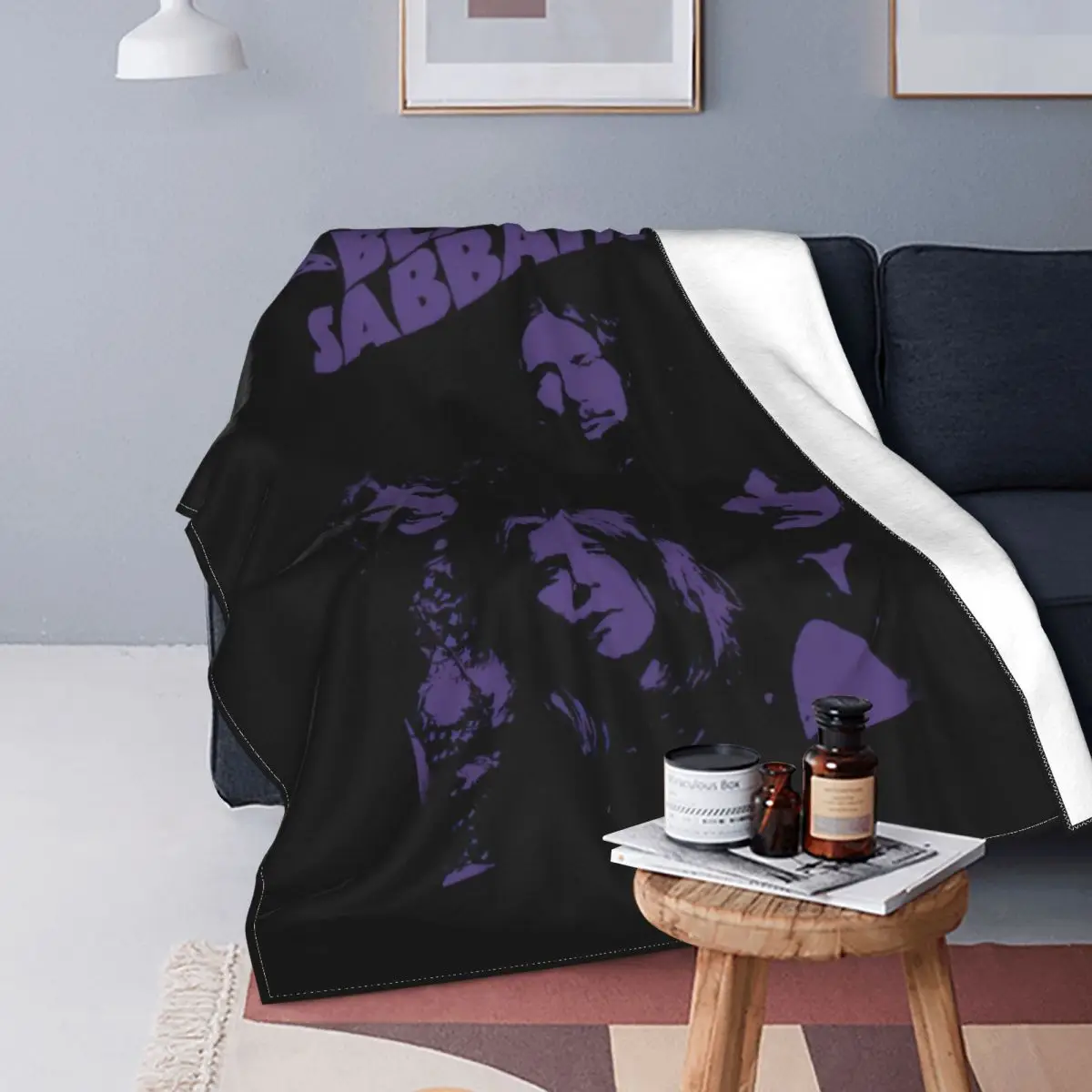 Black Sabbathe Blankets Rock Music Black Fleece Awesome Soft Throw Blankets for Bedspread Spring Autumn