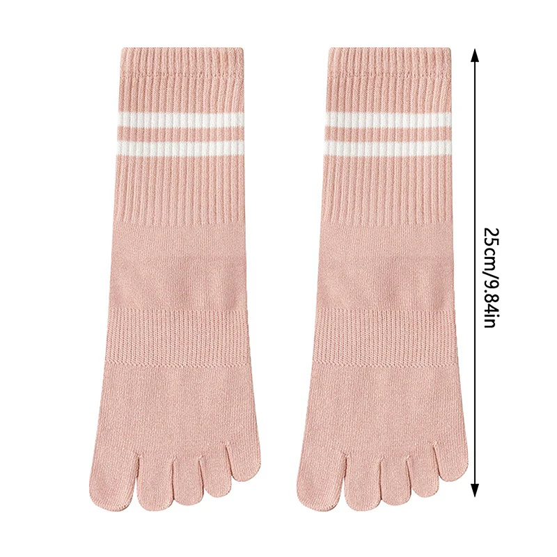 Chaussettes de yoga en silicone non ald pour femme, fitness professionnel, salle de sport, piste de danse, Pilates, tube moyen, sports astronomiques, intérieur