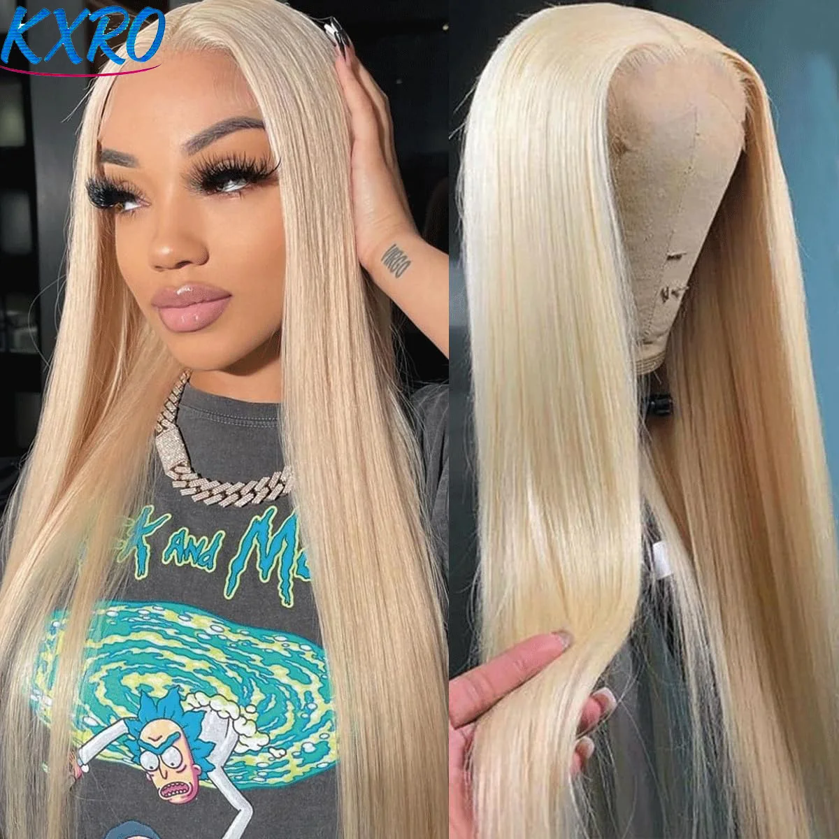 200% 250% Density Straight Silky 613 Hd Honey Blonde Lace Front Wigs Body Wave Human Hair 13x6 13x4 Hd Lace Frontal Wig Pre Plucked Brazilian Ponytail Human Hair Lace Frontal Wig For Women Ready to Wear On Clearance Sale Pre Plucked Wig Party Work