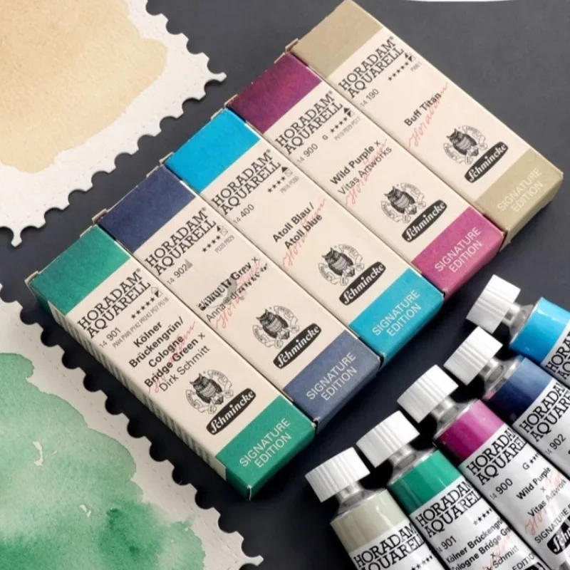 15ml Tube-shaped German Schmink 2025 Limited  5-color Watercolor Pigments Artists' Art Supplies Hand-drawn Illustration Paints