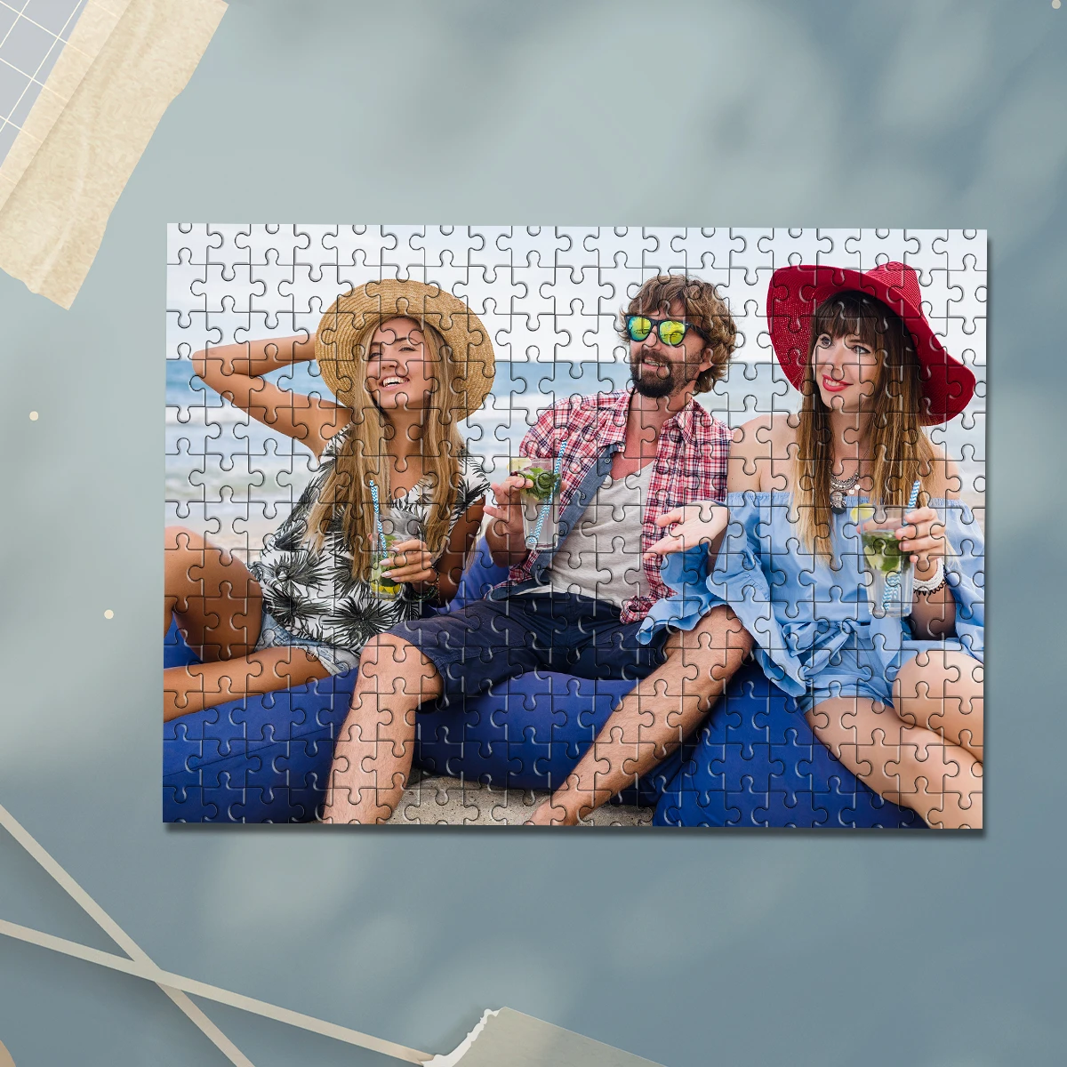 35/300/500/1000pcs Personalized Custom Photo Puzzle family photo Puzzle Ideal Gifts For Him Her Family Friends Children