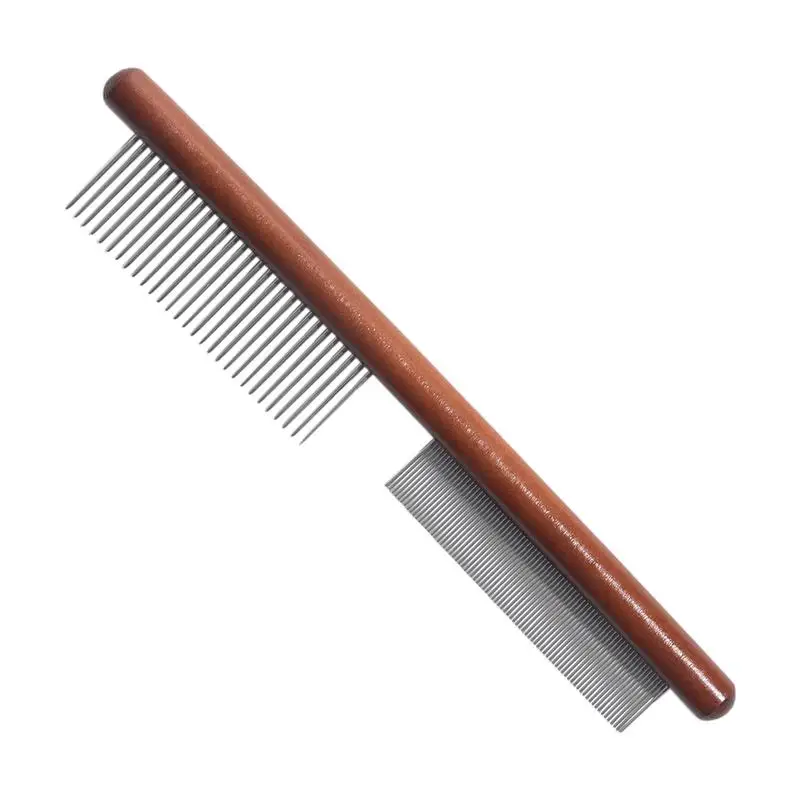 Flea Comb For Cats Stainless Steel Dandruff Removal Comb Dog Flea Comb Fine Tooth Dandruff Remover Reusable Lice Brush Comb For