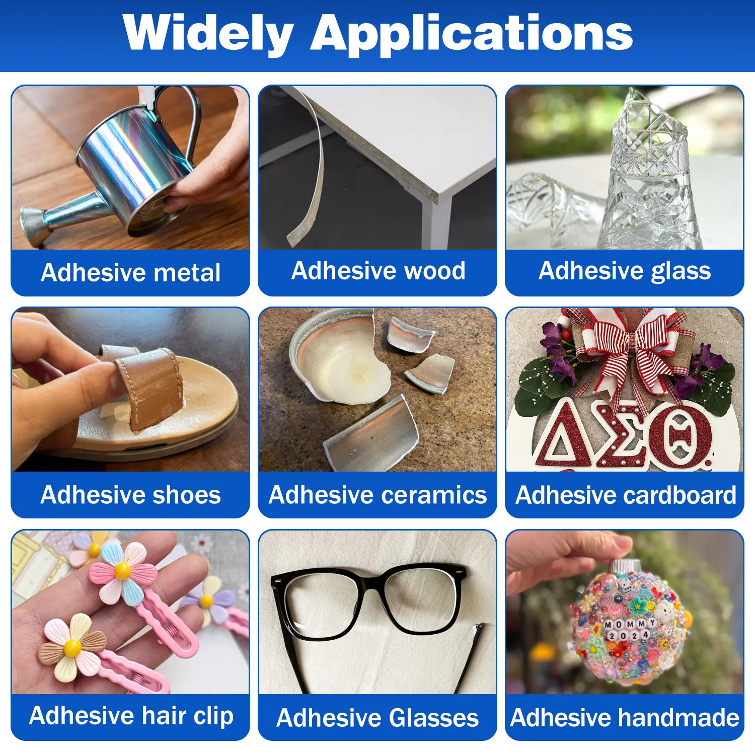 JXVX 1-10 قطع 502 غراء فائق القوة عام فوري سريع الجفاف لاصق سيانو أكريليت للجلد والمطاط والخشب والمعدن أداة غراء سائل قوية للربط للمكاتب المنزلية والمواد الصناعية للإصلاح 20 جرام.