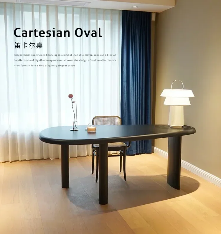 182QNordic Computer Desk Writing Desk Minimalist Solid Wood Creative Designer Desk