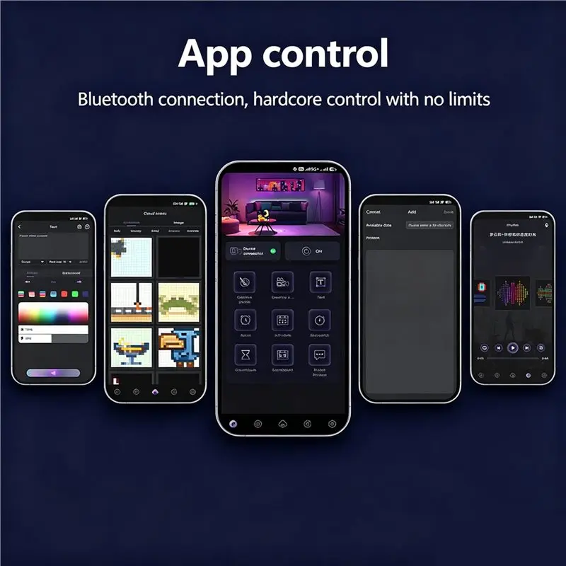 luce-notturna-digitale-intelligente-abmi-cool-con-cornice-animata-e-pannello-led-pixel-art-controllata-tramite-app