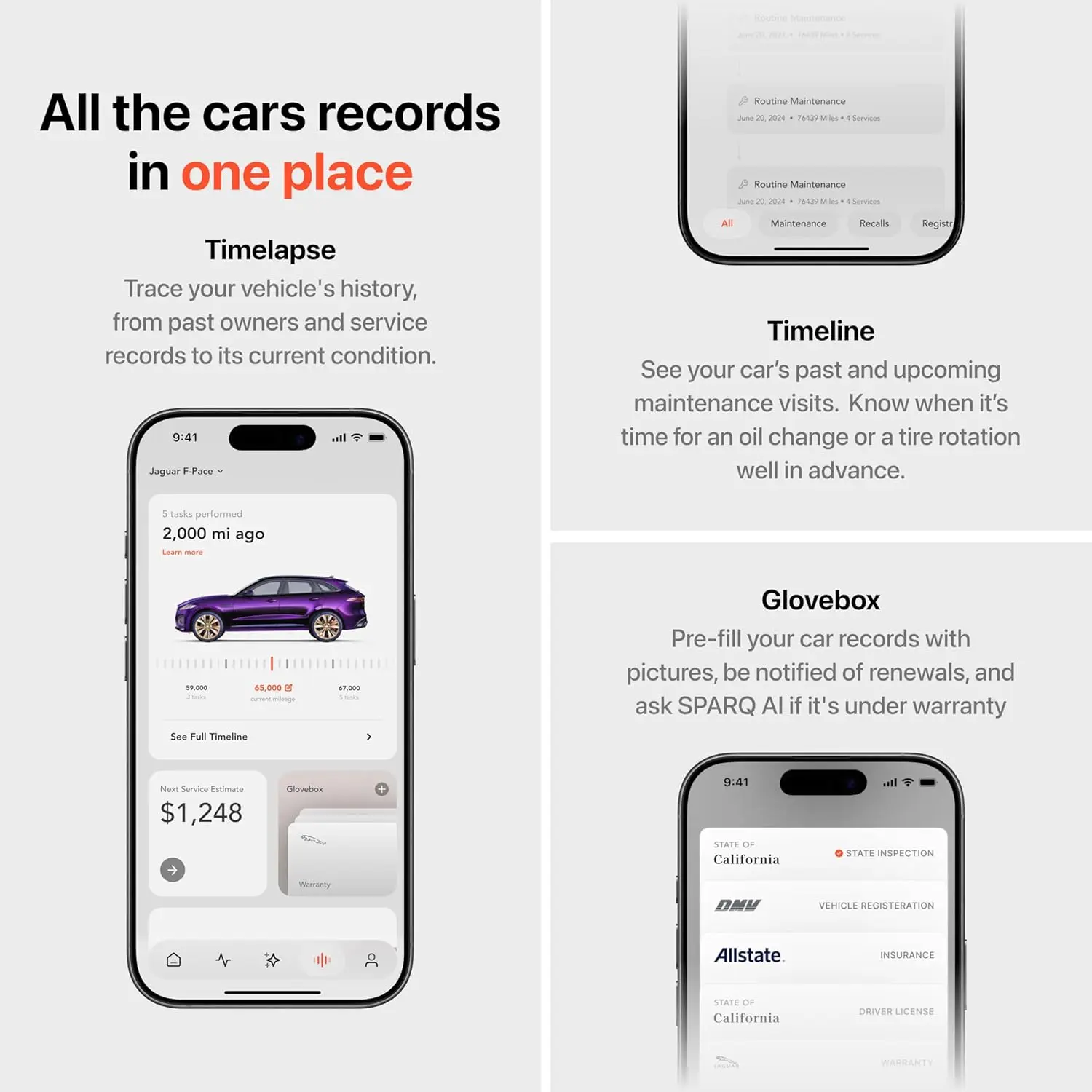 AI OBD2 Scanner Bluetooth for iPhone/iOS, Scan & Clear 50K+ Codes, Track History & Recalls, No Subscription Fees