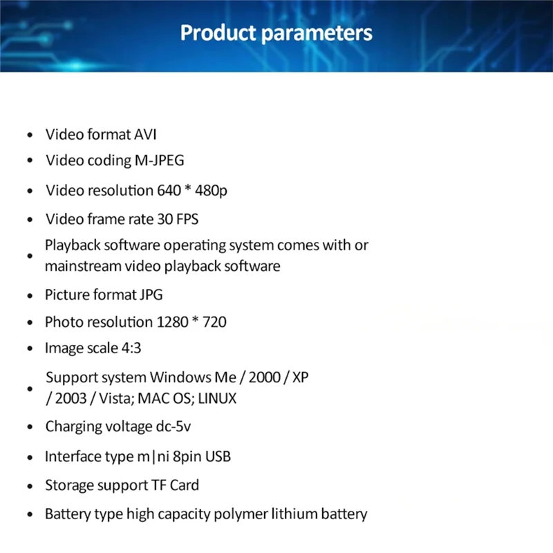 Мини-видеокамера 480P Мини-видеокамера DVR Y2000 Портативная веб-камера Видеодиктофон Камера
