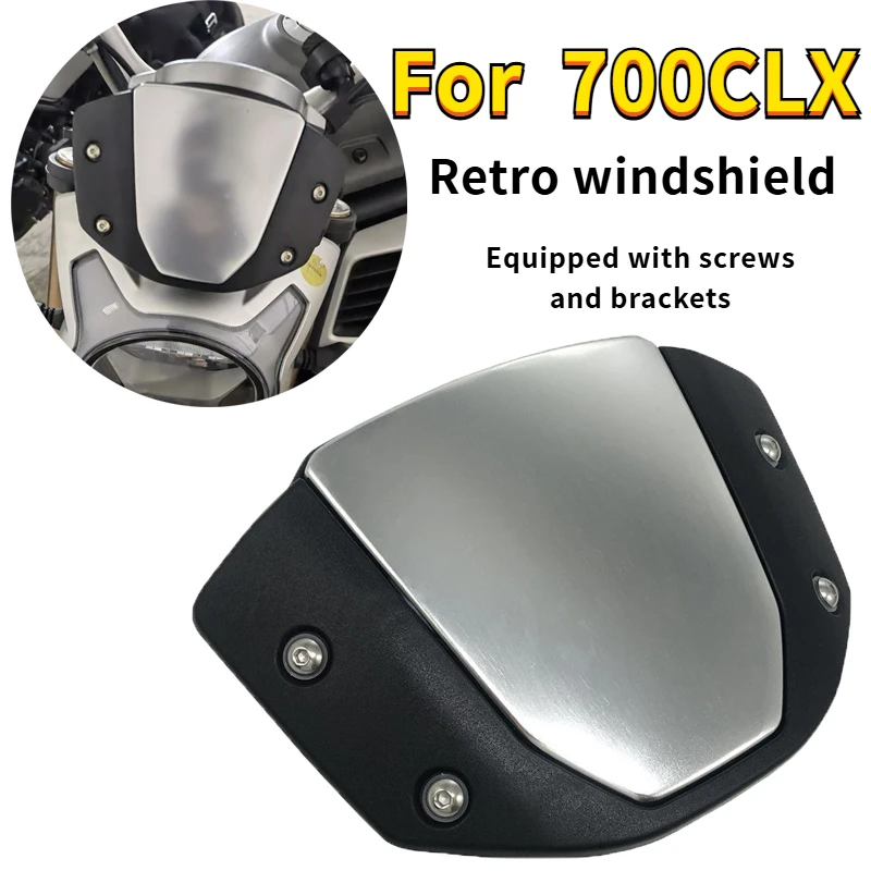 

Для мотоцикла CFMOTO 700CL-X CFMOTO 250 CLX, лобовое стекло HERITAGE, передний ветровой дефлектор, аксессуары для мотоциклов