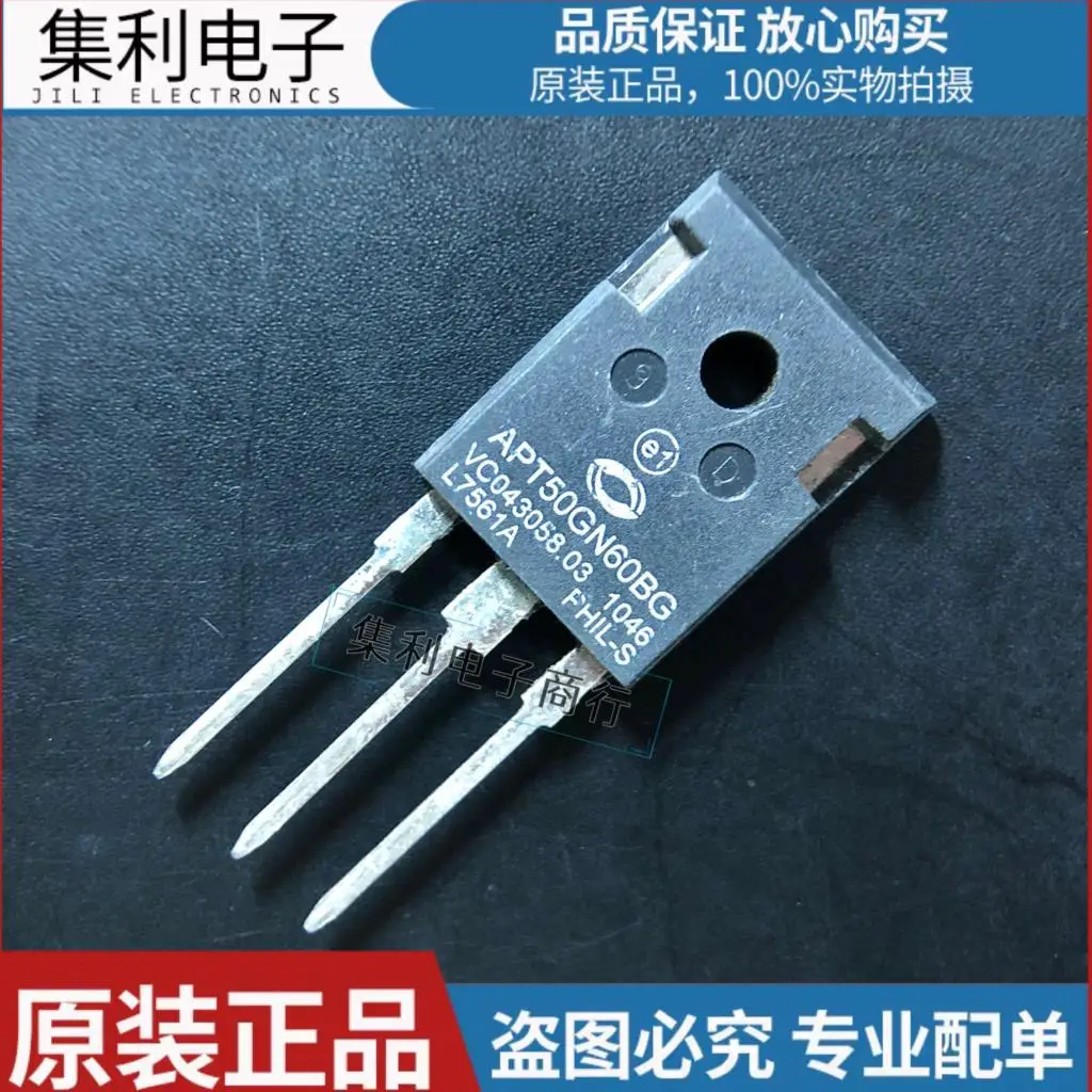 10 Pçs/lote APT50GN60BG TO-247 50A 600V IGBT Importado Original