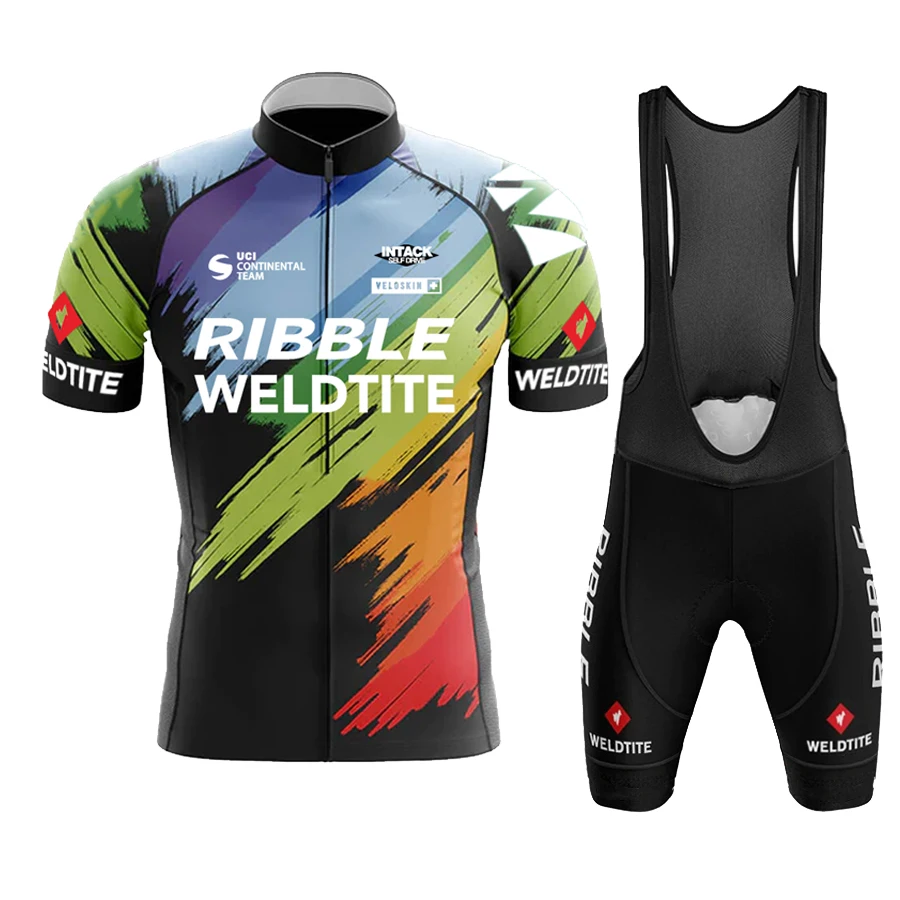 

Новый комплект велоформы RIBBLE Team Pro 2026: футболка и шорты для мужчин и женщин, быстросохнущая велосипедная одежда Ropa Ciclismo