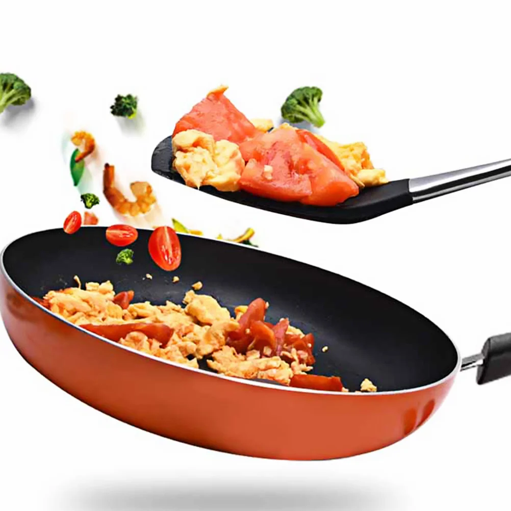 

1Pcs Silicone Kitchen Spatula Heat Resistant Non Stick Pancake Turner Long Handle Cooking Utensil Home Use
