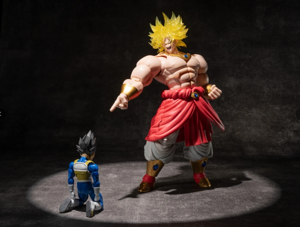 MP Studio Dragon Ball Broly Accessories Fit Kong Studio Out Of Control War God Broly Heads Kit Accessories Action Figures Anime view 2