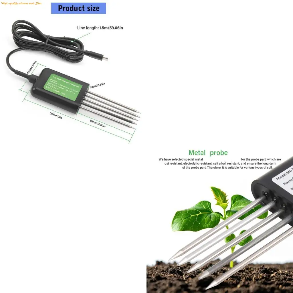203F Integrated Soil Device for Acidity Nutrient Review Smooth Light ABS Build Gardening