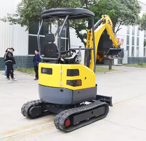 YG Customized Chinese Factory YG-15 Mini Digger Mini Excavator 1.5 Ton Mini Excavator with pilot Control Side Swing Boom