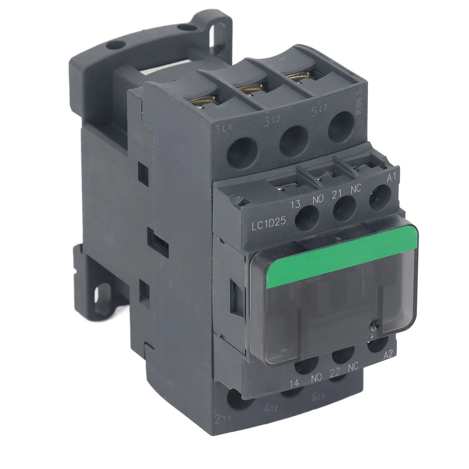 AC Contactor 1NO 1NC 25A 380V High Voltage Coil Silver Contact Motor Controller LC1D25 220V