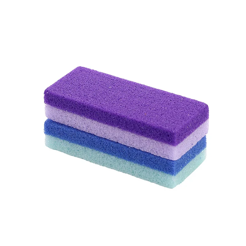 Piedras pómez para pies, limas para pies, eliminador de callos y piel muerta, depurador de talón, pies suaves en segundos, herramienta exfoliante de pedicura, color morado