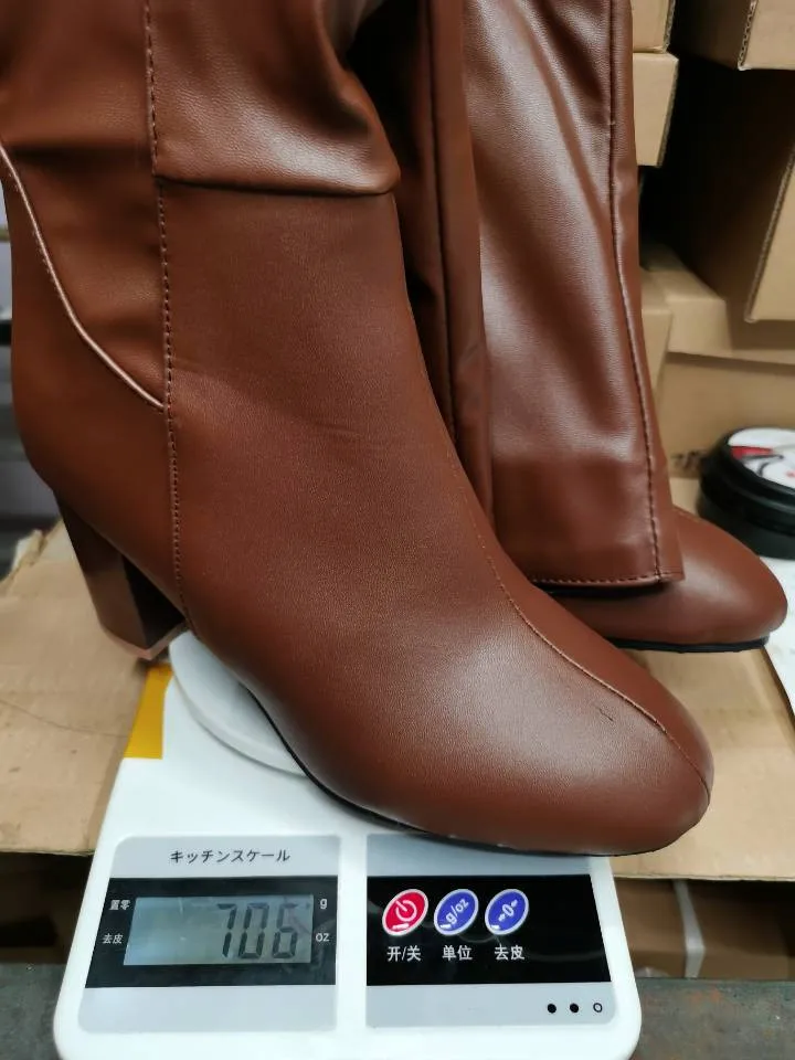 Autumn And Winter Women\'S High Boots Fashion Soft Leather Back Zipper Long Boots Ladies Comfortable Knee High Boots Botas Mujer