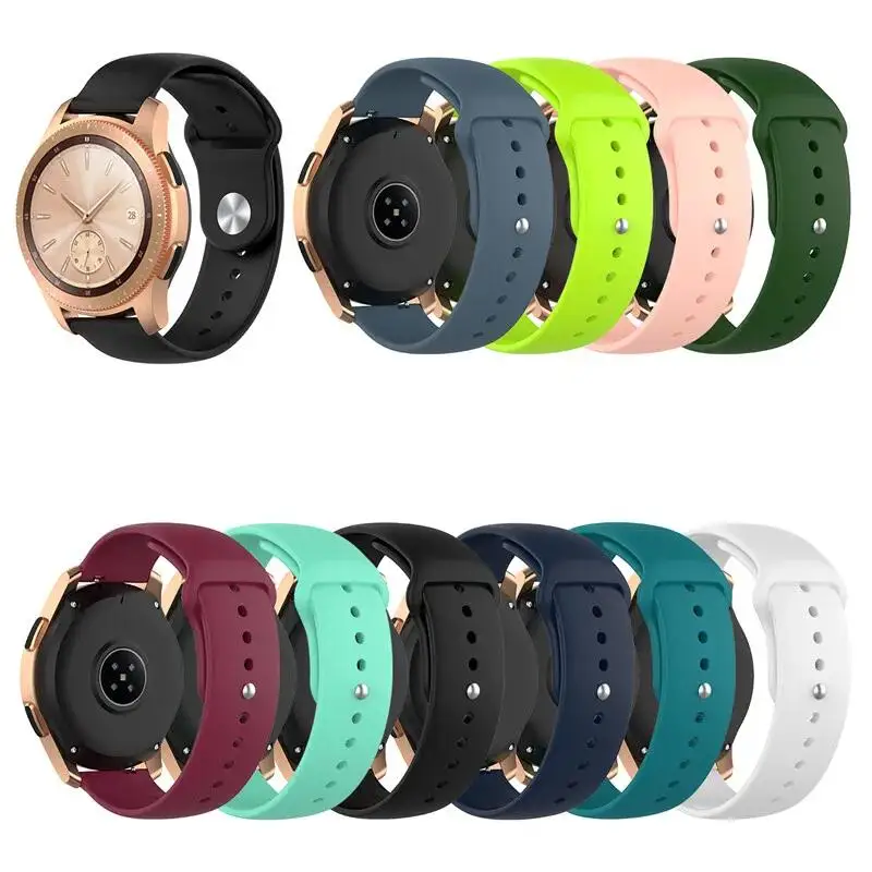 Samsung Silicone Strap Active2 Smart Watch Strap Sport Bracelet Suitable for 20 22mm