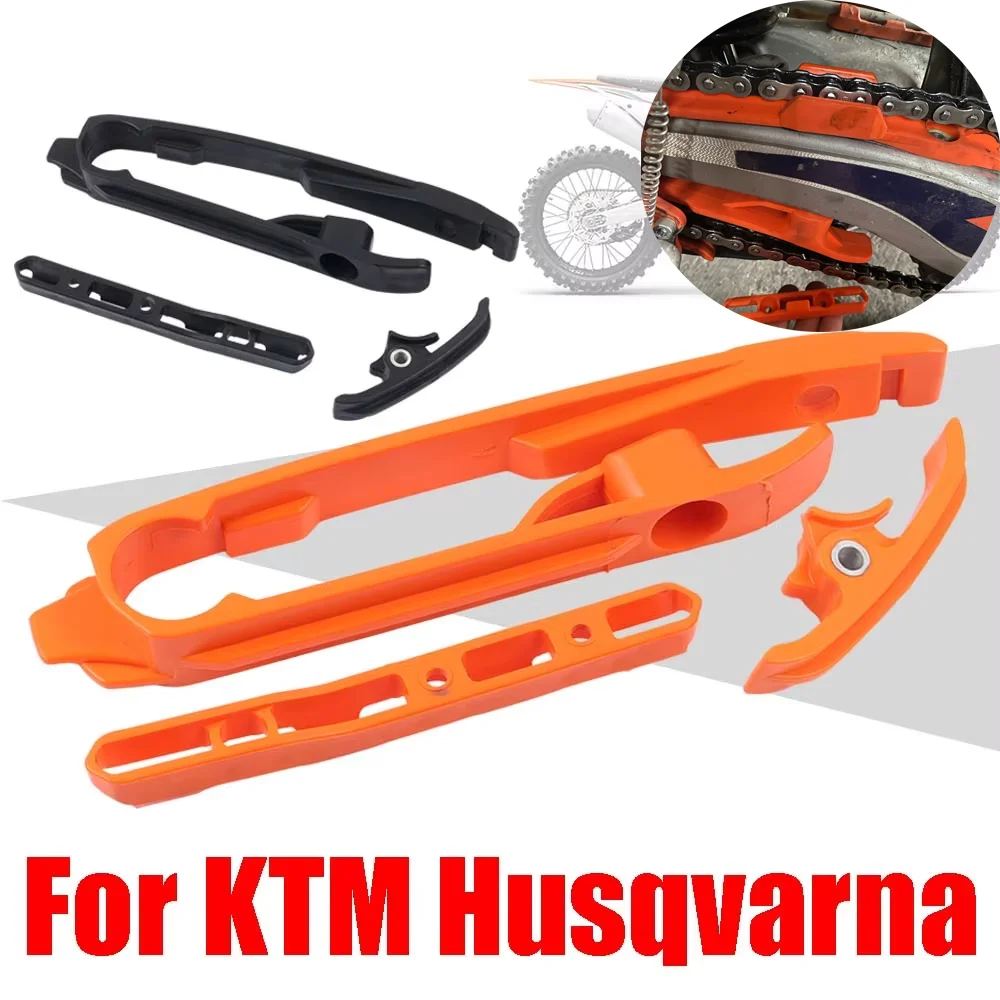 Brake Hose Clamp Swingarm Chain Slider Guard Kit For KTM SX XC XCF SXF SMR ENDURO SMC 125 150 250 300 350 450 690 2008 - 2022