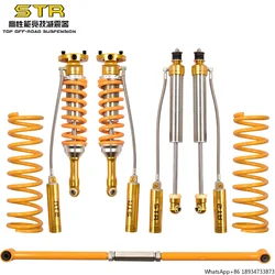 STR 4x4 Suspension Kit Nitrogen Gas Shock Absorbers Twin Tube Adjustable Compression For prado 90/95 series