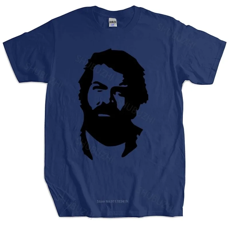 Men\'s BUD SPENCER T-Shirt Male Cotton Oversize Crew Neck Breathable Comfortable Best Sellers Various Colors Streetwear