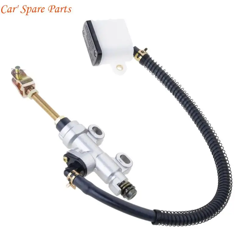 Y4UA Hydraulic Foot Rear Brake Pump Enhanced Hydraulic Control Weatherproof Motorcycle Braking Component For Outdoor Riding
