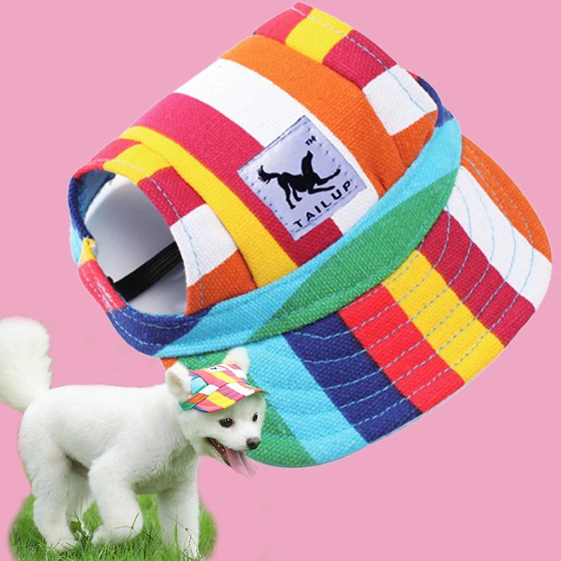 Pet Dog Hat Accessories Dogs Baseball Cap Puppy Grooming Dress Up Hat Pets Dogs Outdoor Hat Headwear Casual Cute Dog with Hat