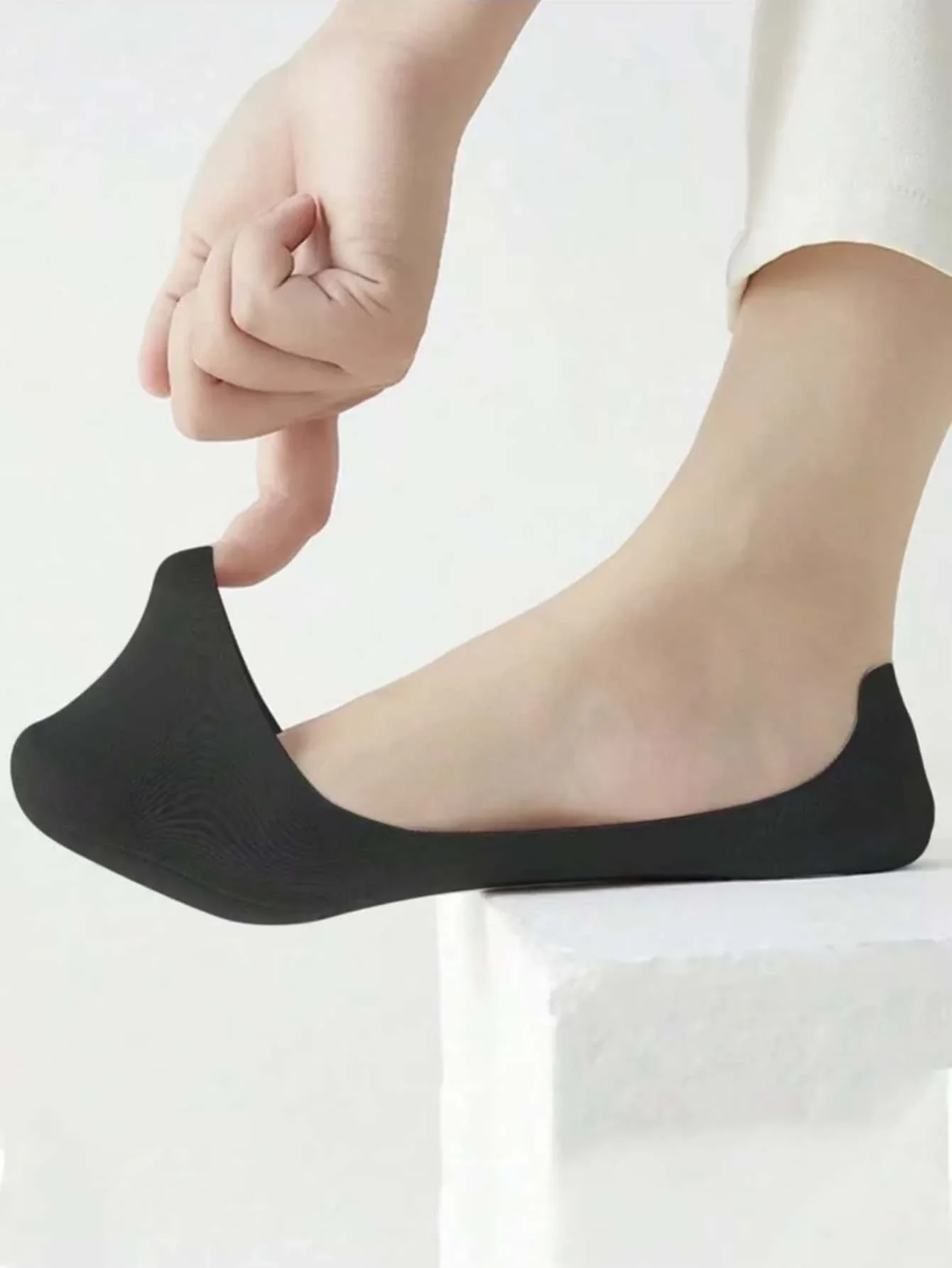 Women's Boat Socks for Plantar Fasciitis | Shock-Absorbing Insoles, Invisible Non-Slip Foot Pads for Comfortable Support image 5
