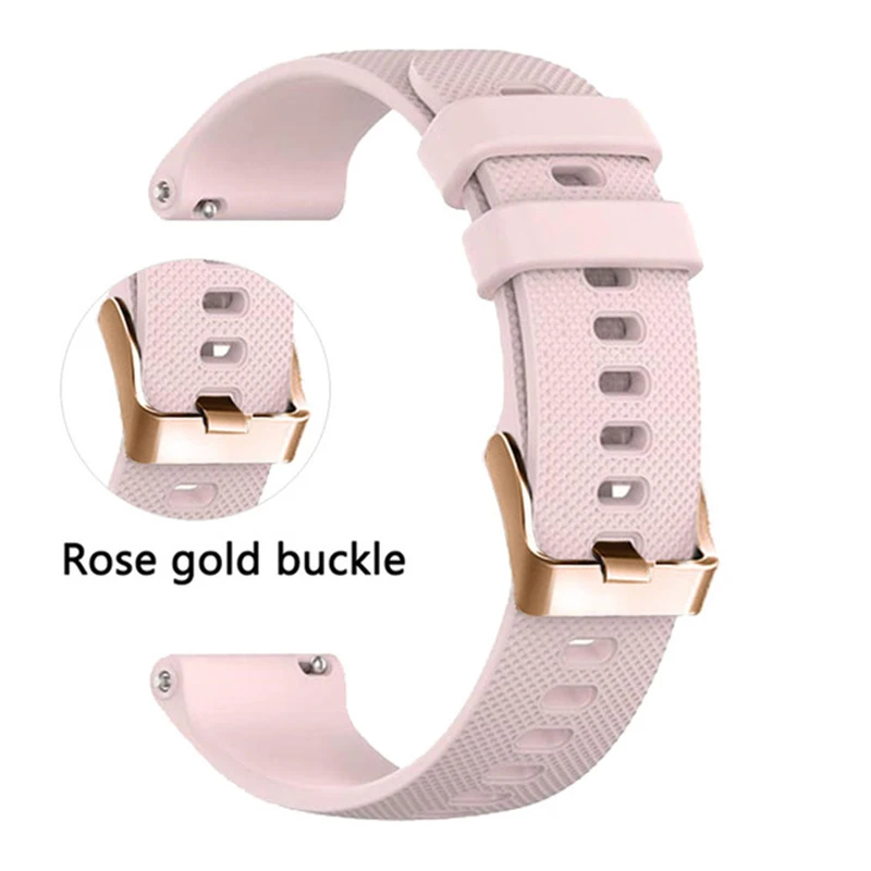 20mm Strap For Xiaomi Mi Huami Amazfit GTS 3 2 4 Mini 2e Smart Watch Band Amazfit Bip U 3 Pro GTR 42mm Rose Gold Buckle Bracelet