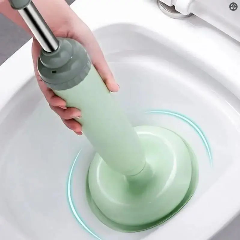 

Silicone Toilet Pipe Plunger Vacuum Suction Cups High Pressure Pump Anti Blocking Unblocking Pipeline Drain Household Reusable