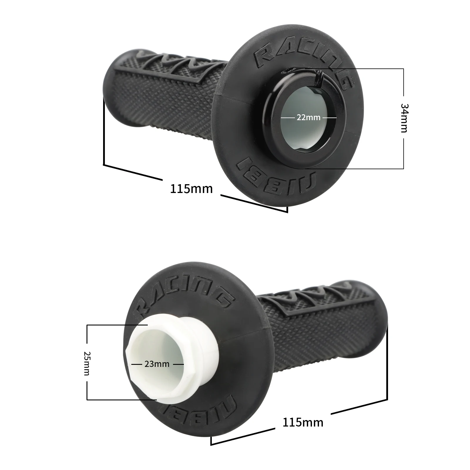 NIBBI Motorrad FCR Vergaser Gaszug Lock-on Griffe Steuerungsbaugruppe für HONDA CRF250-450R KTM EXCF 350 500 Motocross – Detail 11