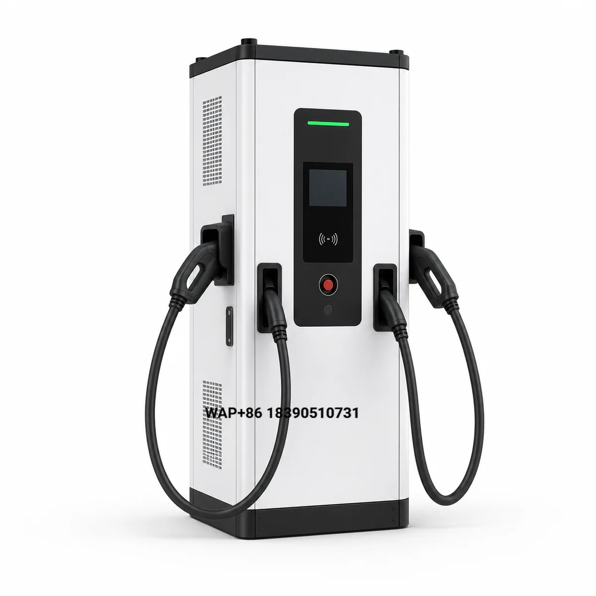 40kW DC Fast EV Charger Dual CCS2  IEC 61851 Compact EV Charging Station OCPP 4G for Urban Street City Center Parking Lot