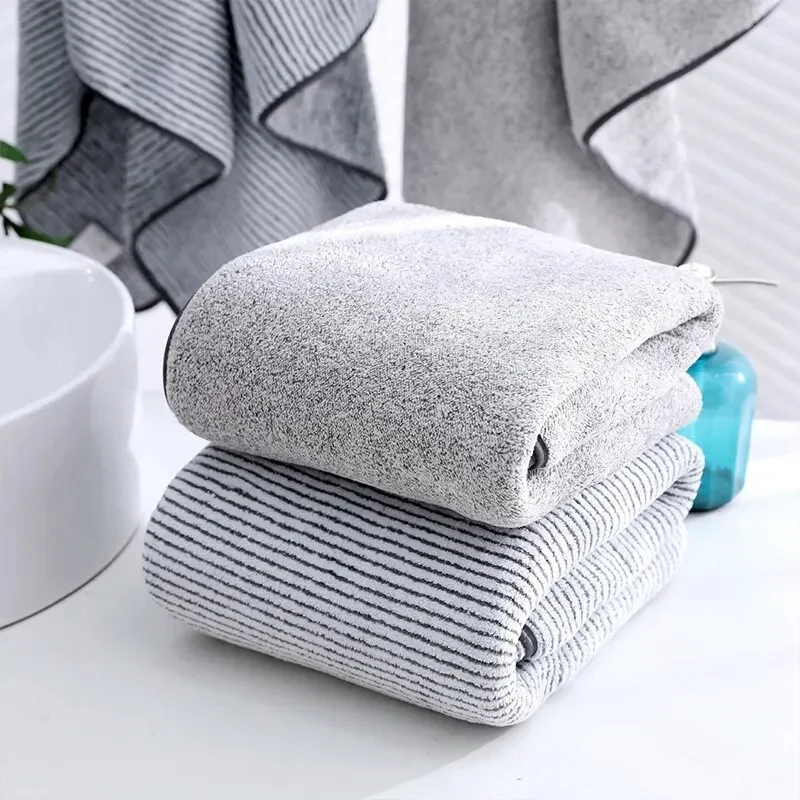 Thickened Bath Towels for The Body Microfiber Towel for Gym Sports Shower Robe for Spa Beath Home