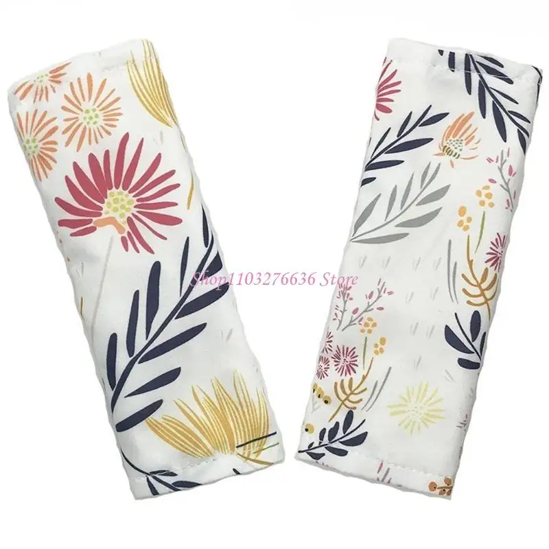 

R6FD Car Belt Cover Pads for Baby Stroller Easy Assemble & Anti-skid Strap Cover