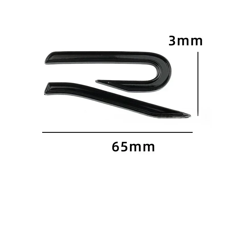 Metal Car Decals for Volkswagen VW R Line Golf 8 Beetle Scirocco Passat Sharan Tiguan Jetta Trunk Sticker Fender Side Badge