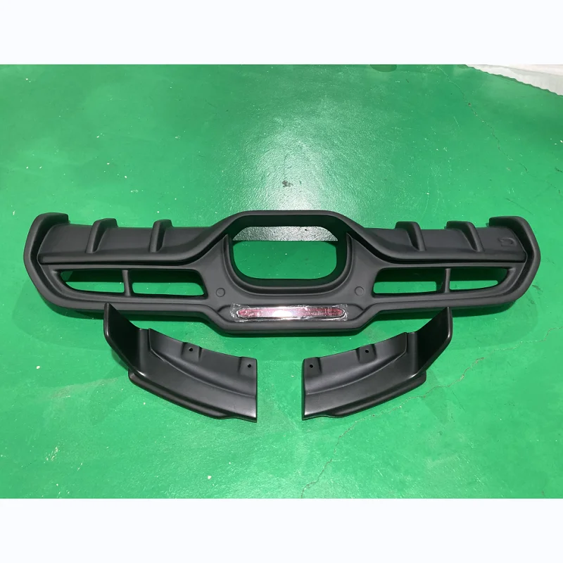 Fiberglass Rear Diffuser Giomic Style For Mini Cooper F56 F57 JCW Fiber Glass Bumper Lip With Spat FRP Unpainted Splitter Addon