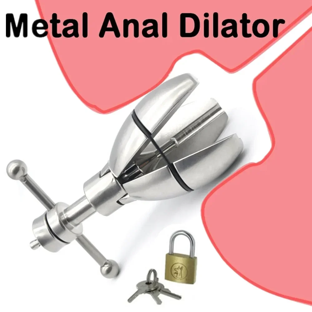 Heavy Stainless Steel Butt Plug Anal Vagina Dilator Anus Eapander Adult BDSM Games Erotic Produts Sex Toys for Men Women Couples