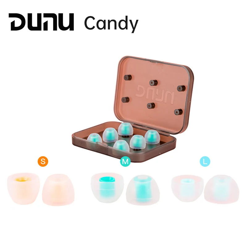 DUNU Candy Eartips Silicone Eartips For Earphone (3pairs)/ L/M/S