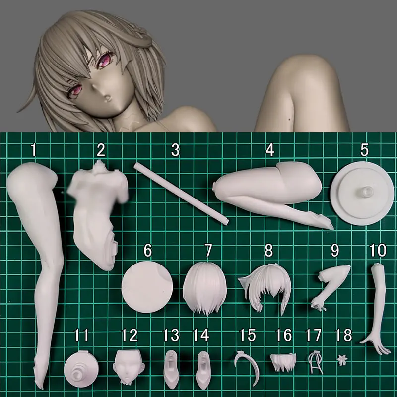 Yukikaze Mizuki adult Ver. Swimsuit Taimanin Unpainted Unassambled GK White Model Kit W_4835