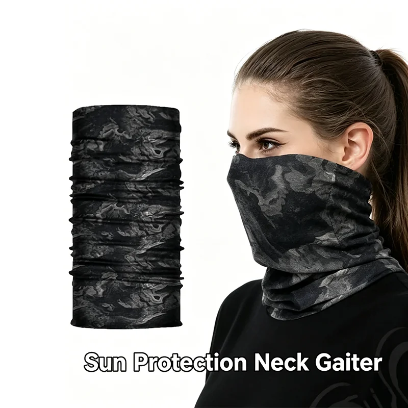 

Summer Bandana Face Mask Ice Silk UV Protection Fishing Training Sport Scarf Neck Gaiter Breathable Sunscreen Cycling Face Cover