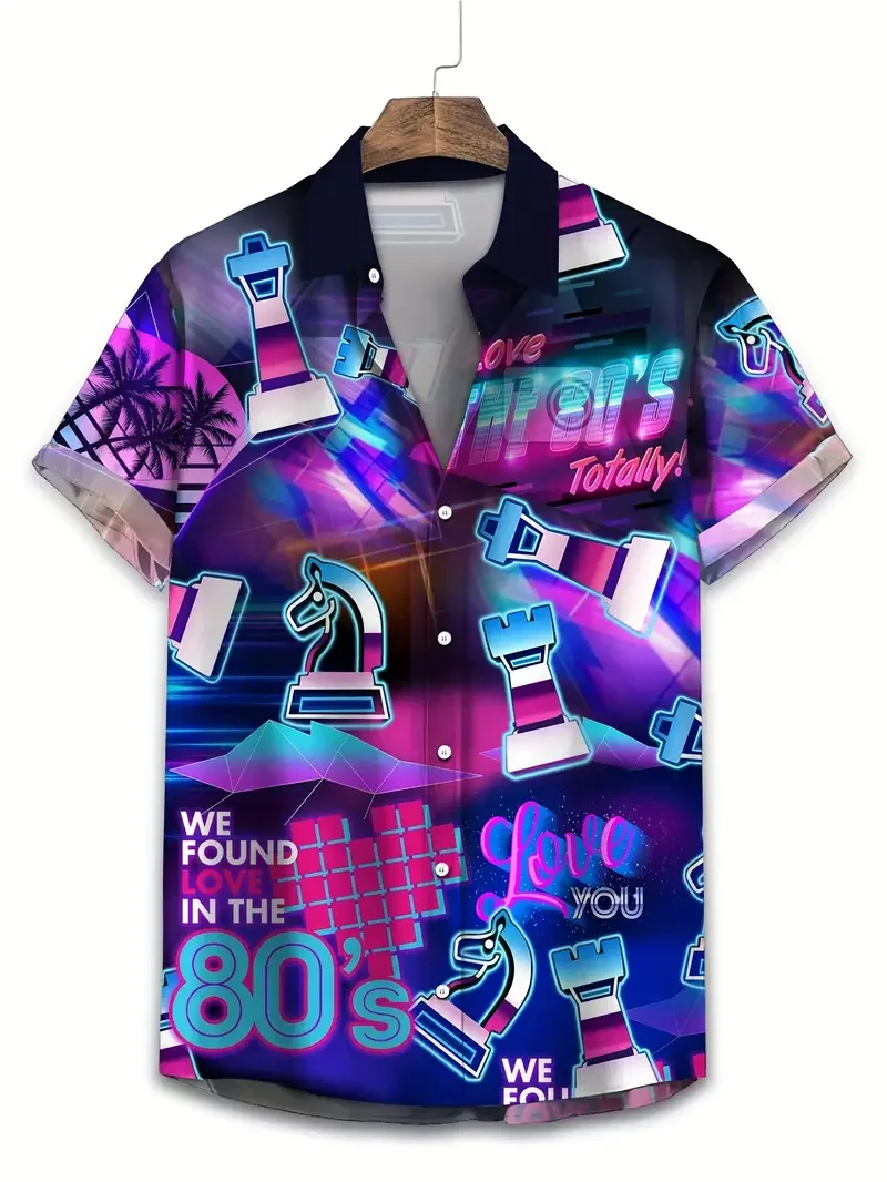 

Men's Hawaiian Vacation Casual Shirt Slight Stretch,Summer Floral 3D Print,Lapel Collar Shirt Leisure Mens Clothes Free Shiping
