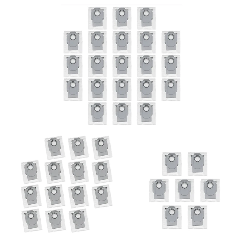 14PCS For Xiaomi Roborock P10 / Q Revo Robot Vacuum Cleaner Accessories Dust Bag Garbage Dust Bag Replacement Accessories