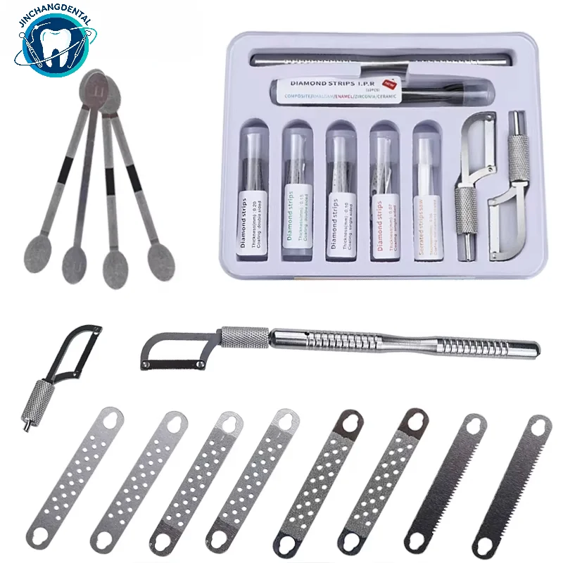 Dentistry Polishing Set Orthodontic Interproximal Enamel Reduction Automatic Strip Interproximal Enamel Reduction Handle IPR