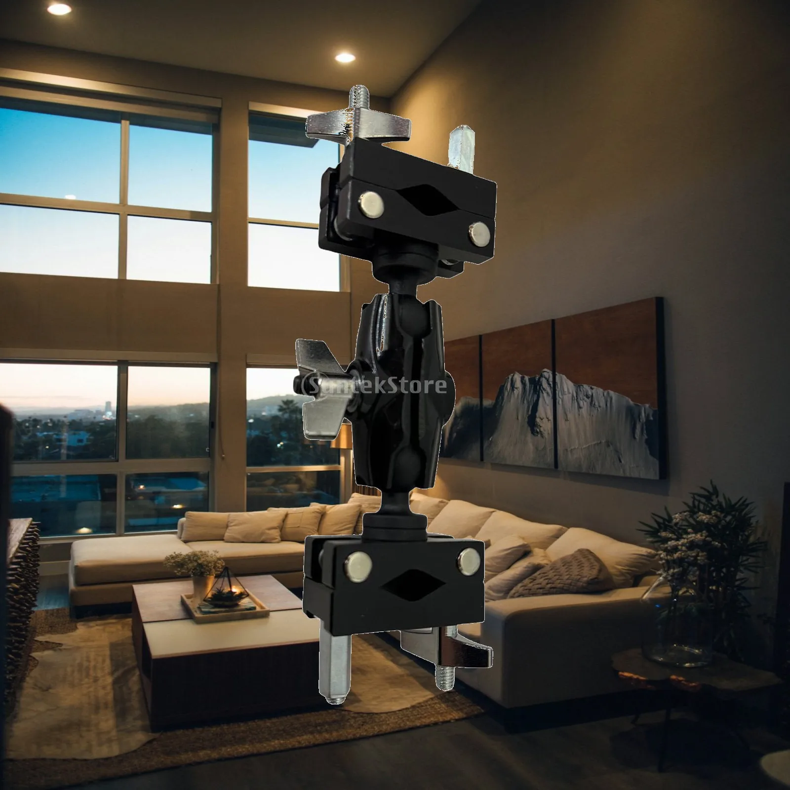 Mounting Clamp Percussion Accessory Zinc Alloy Adjustable Holder for Drums Stand Cymbal Expansion
