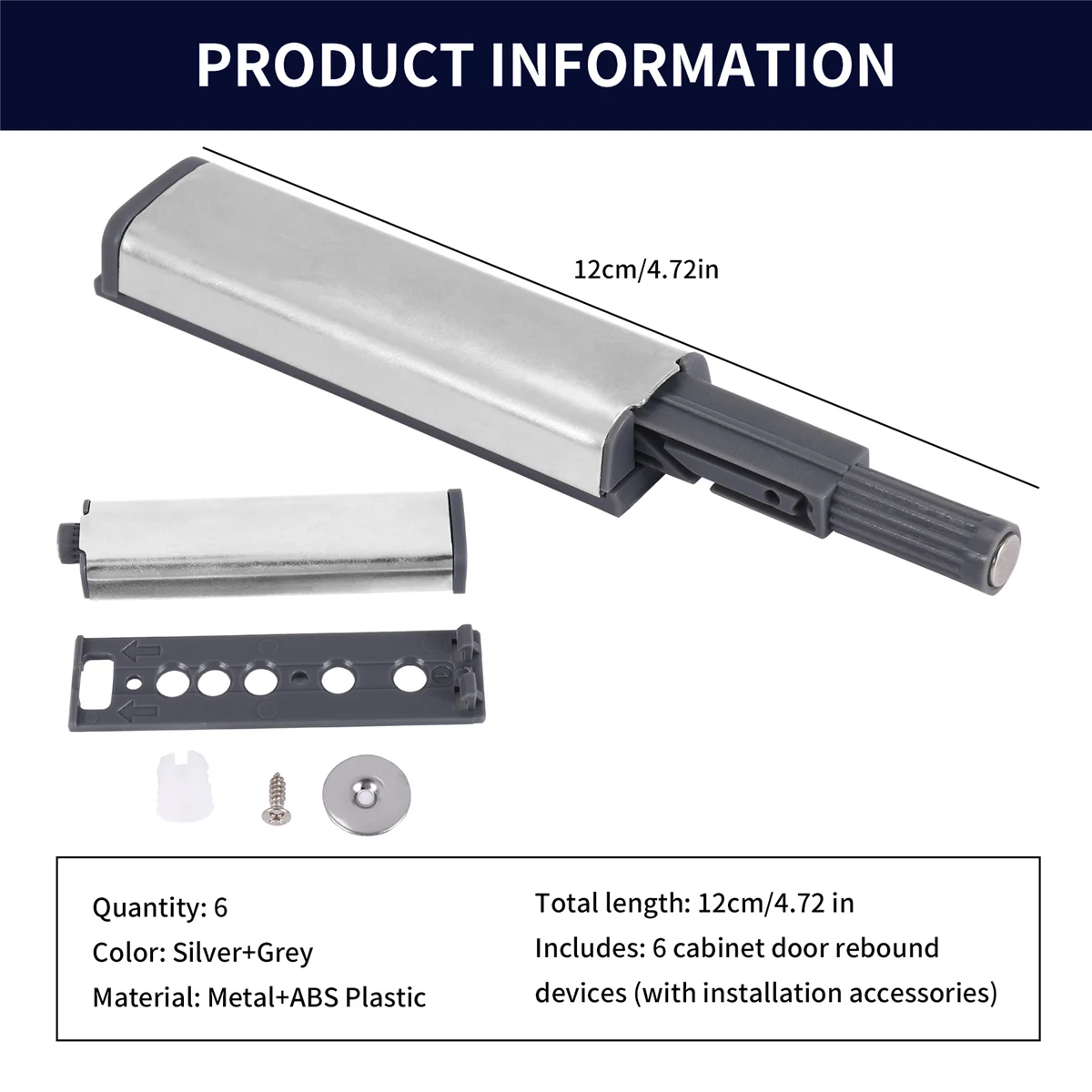 【Stock limitato!】Pestelli a spinta per armadi