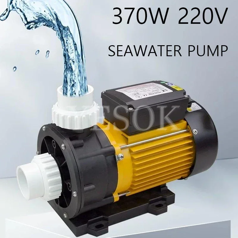 Water Pump 1.2HP TDA Type Whirlpool Spa Hot Tub and Salt Sea Water Aquaculture 220V Anti-corrosion Seawater Filter Pump