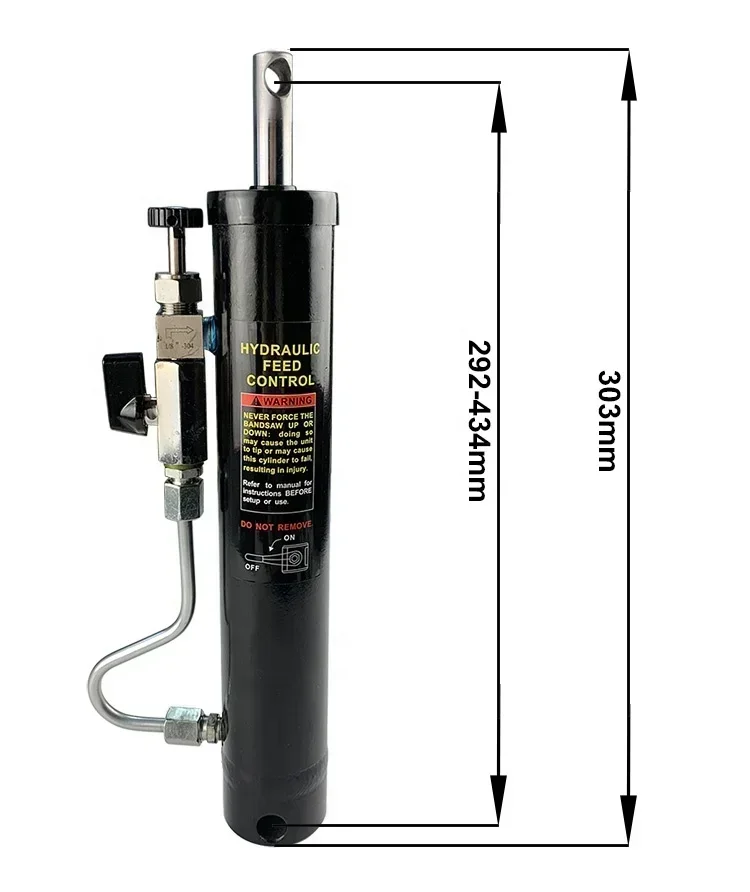 Hydraulic Downfeed Control Cylinder for Metal Bandsaw